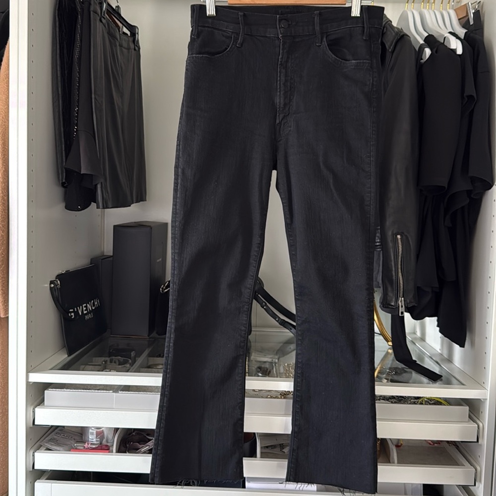Mother Denim The Hustler Ankle Fray Not Quilty Size 27